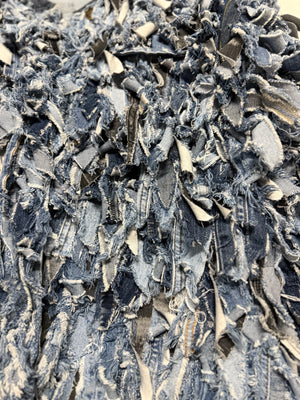 The Highland Ox - Shredded Denim Jacket