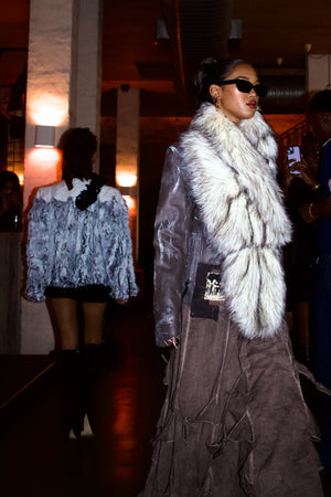 The Wolf And Calf - Hybrid Leather Jacket