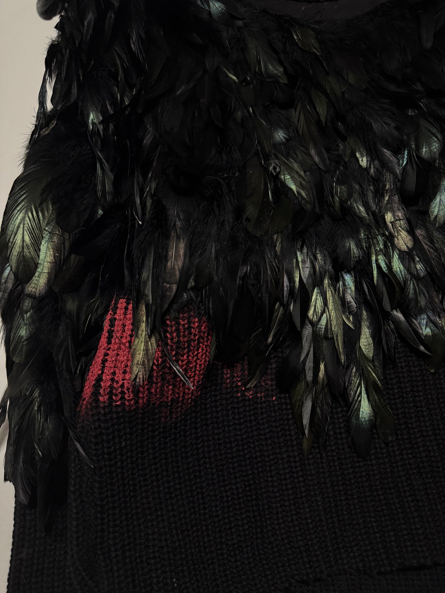 The Crow - Feathered Knit Sweater