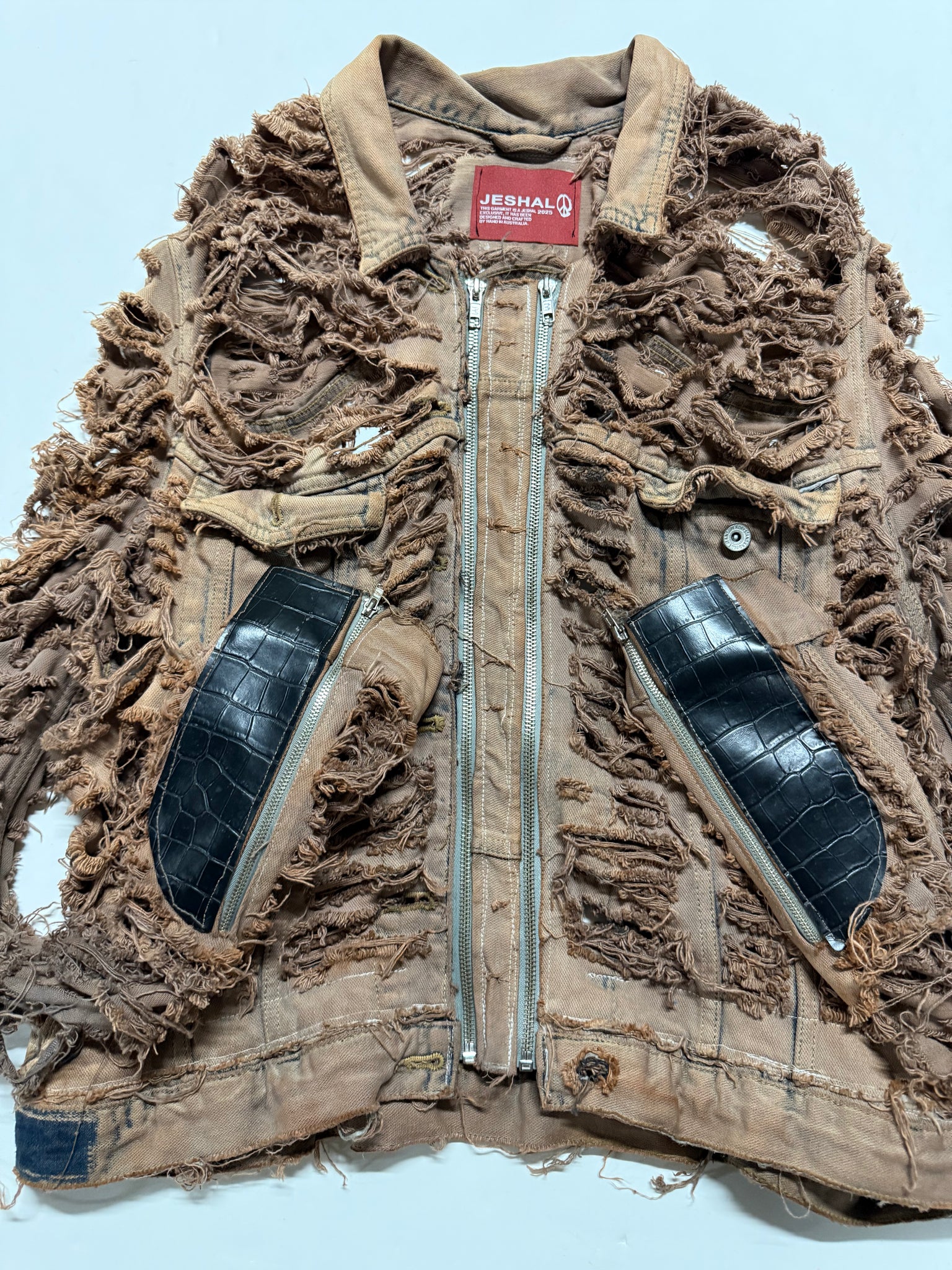 The Carcass - Destroyed Denim Jacket