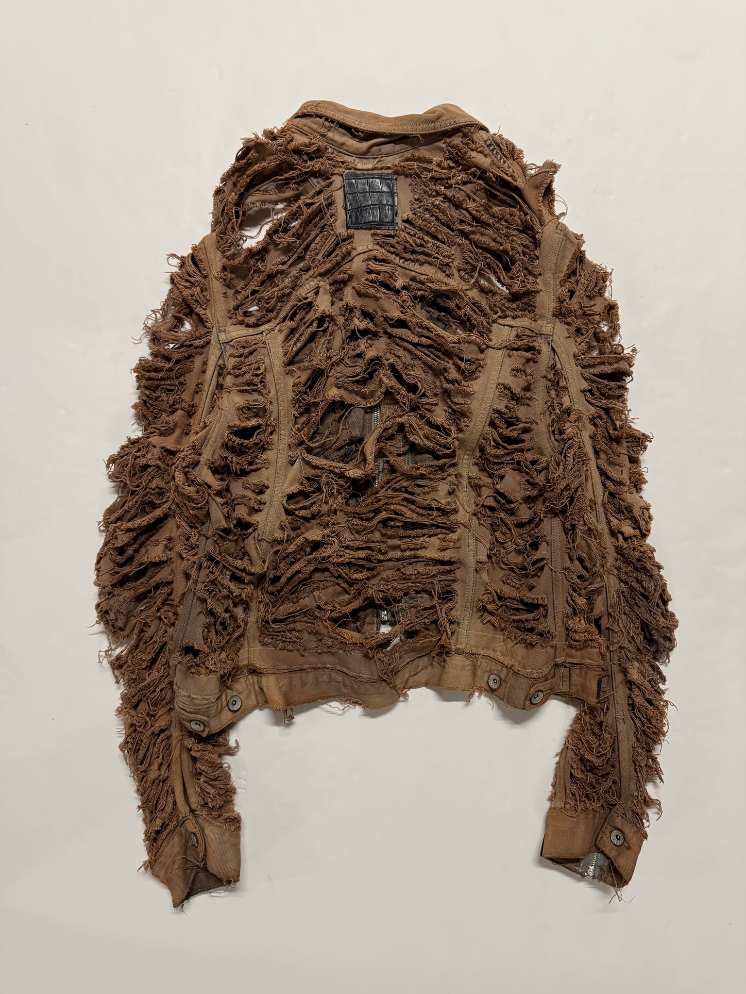 The Carcass - Destroyed Denim Jacket