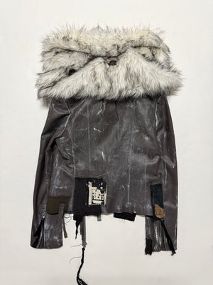 The Wolf And Calf - Hybrid Leather Jacket
